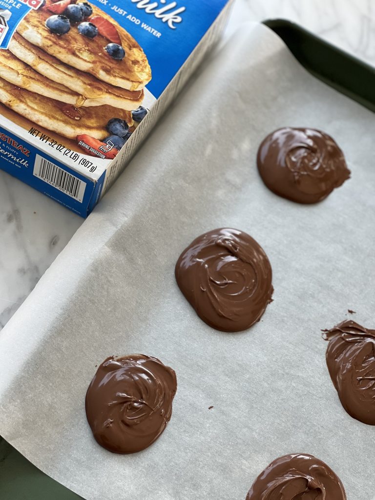Nutella Discs for Nutella Stuffed Pancakes