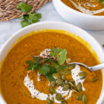 Endometriosis-friendly roasted carrot and ginger soup