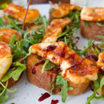 Hot Honey Halloumi Toast